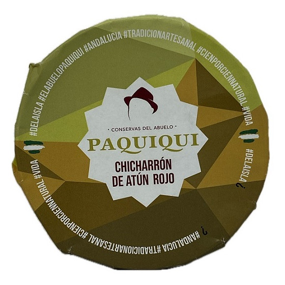 CHICHARRÓN DE ATÚN ROJO 255gr CONSERVAS DEL ABUELO PAQUIQUI