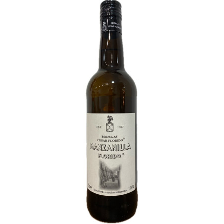 MANZANILLA CESAR FLORIDO 75 CL – VINO FINO Y SALINO DE CHIPIONA