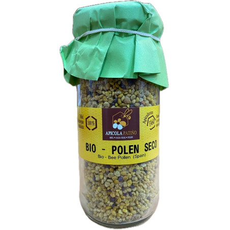 POLEN SECO BIO APÍCOLA PATIÑO 130 G – POLEN ARTESANAL ECOLÓGICO DE CONIL DE LA FRONTERA
