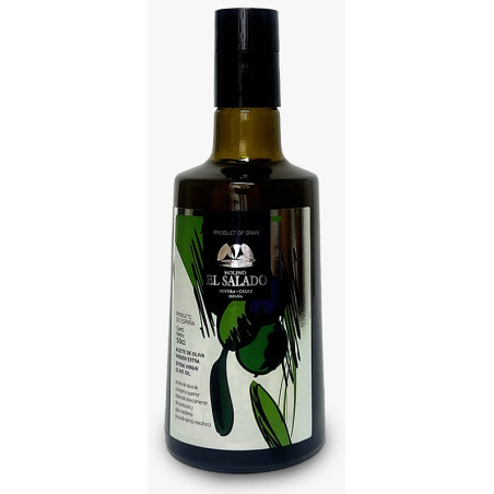 ACEITE DE OLIVA VIRGEN EXTRA 50cl MOLINO EL SALADO OLVERA CÁDIZ