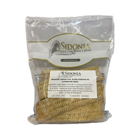 REGAÑÁS LARGAS ARTESANALES CON ALGAS MARINAS DE LA BAHÍA DE CÁDIZ – SIDONIA

