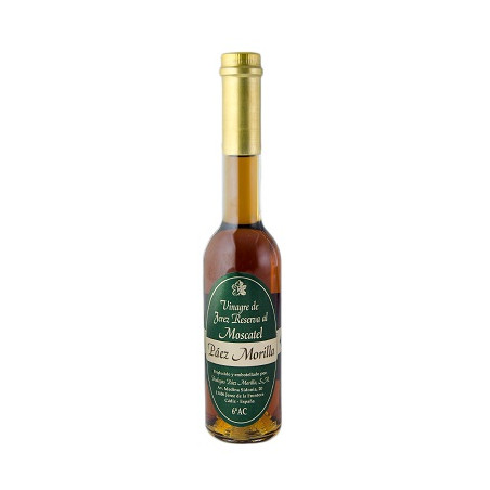 VINAGRE DE RESERVA AL MOSCATEL DE BODEGAS PÁEZ MORILLA 250ML