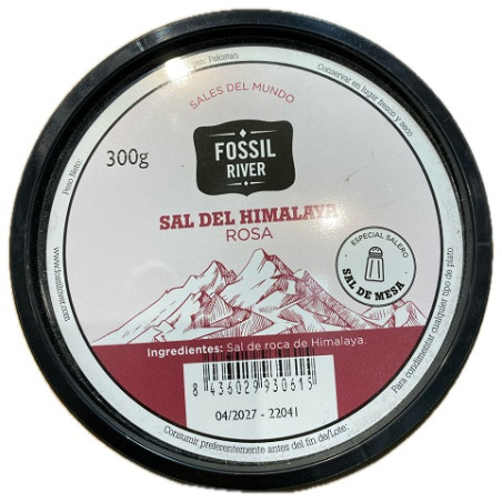 SAL DEL HIMALAYA ROSA FOSSIL RIVER 300 G – SAL GOURMET PREMIUM RICA EN MINERALES