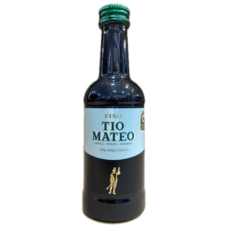 VINO FINO TIO MATEO 100 ml  100% PALOMINO BODEGAS ESTÉVEZ