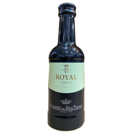 VINO ROYAL CREAM 100 ml SHERRY MARQUÉS DEL REAL TESORO