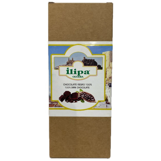 CHOCOLATE NEGRO 100% ILIPA 110 G – PURO Y ARTESANAL DE OLVERA (CÁDIZ)