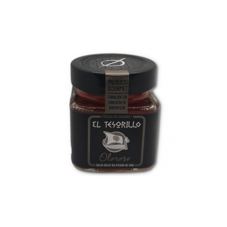 SALSA DULCE GELIFICADA DE VINO OLOROSO 150gr EL TESORILLO