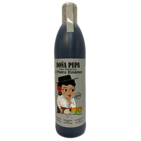 SALSA BALSÁMICA AL PEDRO XIMÉNEZ DOÑA PEPA 600 GR – AIRES DE CÁDIZ