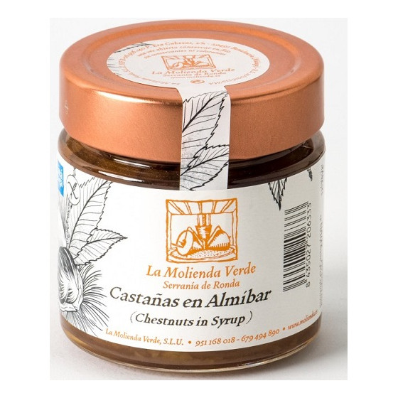 CASTAÑAS EN ALMÍVAR 275 gr LA MOLIENDA VERDE SERRANIA DE RONDA