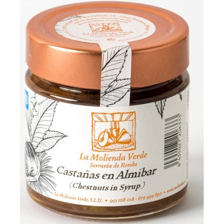 CASTAÑAS EN ALMÍVAR 275 gr LA MOLIENDA VERDE SERRANIA DE RONDA