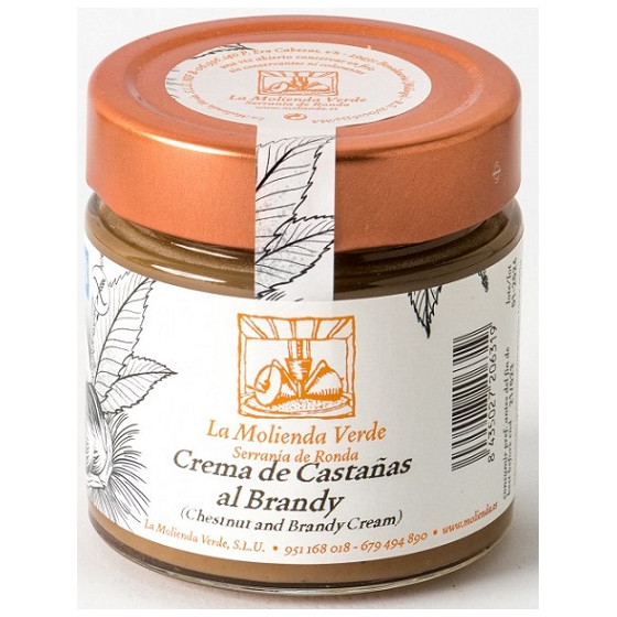 CREMA DE CASTAÑAS AL BRANDY 275gr LA MOLIENDA VERDE SERRANIA DE RONDA