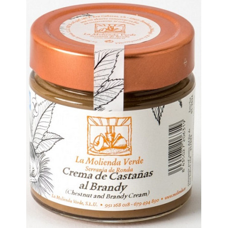 CREMA DE CASTAÑAS AL BRANDY 275gr LA MOLIENDA VERDE SERRANIA DE RONDA