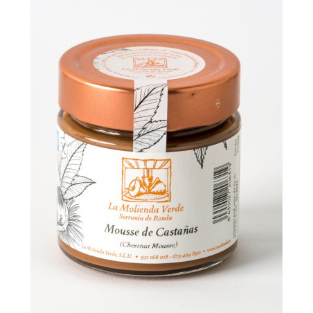 MOUSSE DE CASTAÑAS Y CHOCOLATE 275 gr LA MOLIENDA VERDE SERRANIA DE RONDA