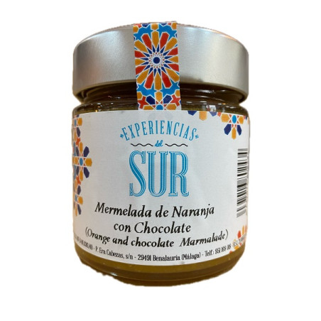 MERMELADA DE NARANJA CON CHOCOLATE 275 Gr EXPERIENCIAS DEL SUR