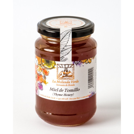 MIEL DE TOMILLO 500 Gr LA MOLIENDA VERDE SERRANIA DE RONDA