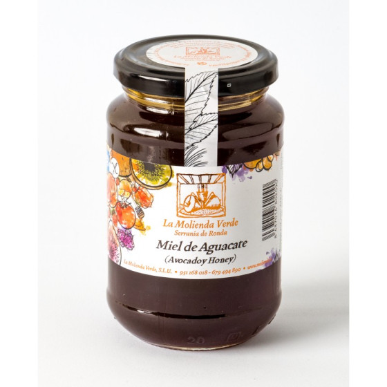 MIEL DE AGUACATE 500 Gr LA MOLIENDA VERDE SERRANIA DE RONDA