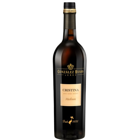 BOTELLA CRISTINA MEDIUM 75 cl GONZÁLEZ BYASS JEREZ SHERRY