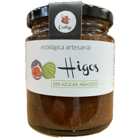 MERMELADA DE HIGOS SIN AZUCAR AÑADIDO ECOLÓGICOS CONTIGO CONSERVAS ARTESANALES