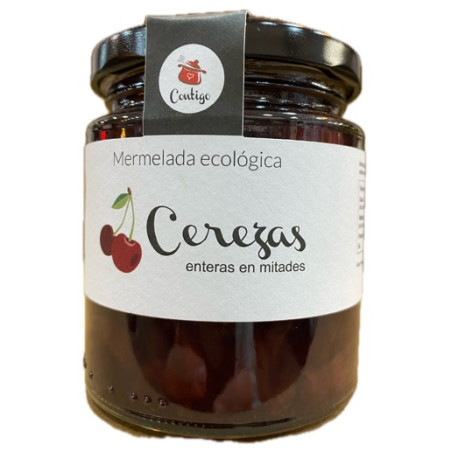 MERMELADA DE CEREZAS ENTERAS EN MITADES 260g CONTIGO CONSERVAS ARTESANALES