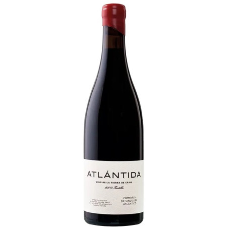 VINO TINTO ATLÁNTIDA 75 cl 100% TINTILLA VINO DE LA TIERRA DE CADIZ