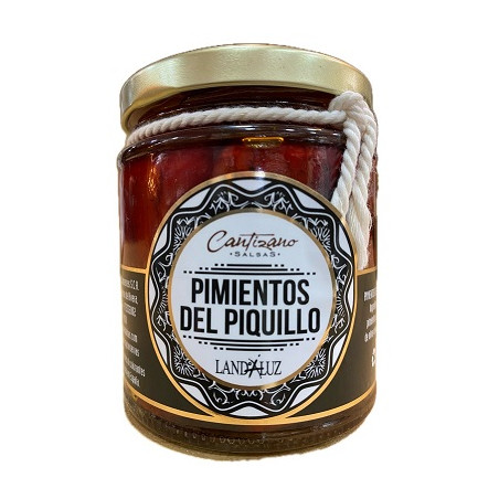 PIMIENTOS DEL PIQUILLO TARRO 230 gr SALSAS CANTIZANO PATERNA DE RIVERA