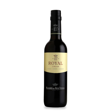 VINO ROYAL CREAM 75 cl SHERRY MARQUÉS DEL REAL TESORO