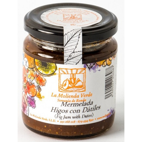 MERMELADA DE HIGOS CON DÁTILES 275gr LA MOLIENDA VERDE