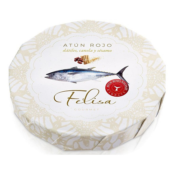 ATÚN ROJO CON DÁTILES CANELA Y SÉSAMO 265g FELISA GOURMET