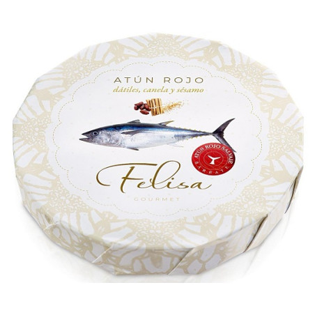ATÚN ROJO CON DÁTILES CANELA Y SÉSAMO 265g FELISA GOURMET
