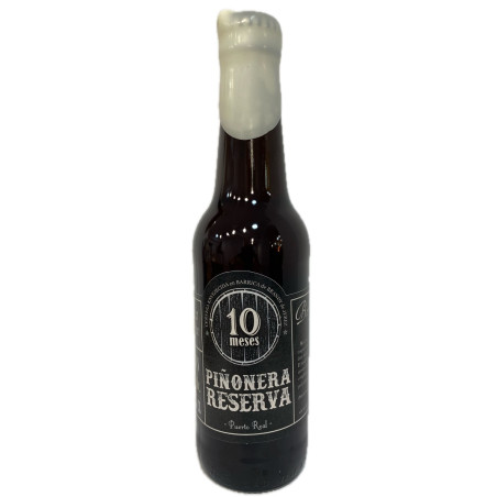 CERVEZA RESERVA 10 MESES LA PIÑONERA 33CL – STRONG ALE MADURADA EN BARRICA