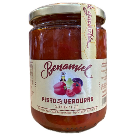PISTO DE VERDURAS ARTESANAL BENAMIEL 425G DE LA SIERRA DE GRAZALEMA