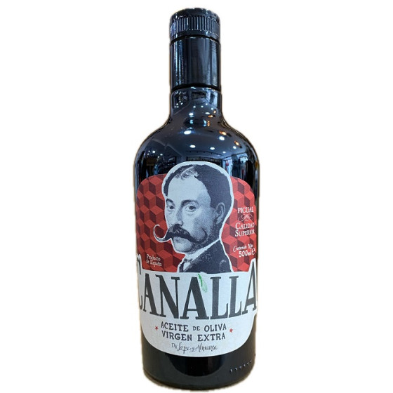 ACEITE DE OLIVA VIRGEN EXTRA CANALLA 500ML PICUAL DE AUTOR DE ÚBEDA FORMATO GOURMET