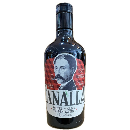 ACEITE DE OLIVA VIRGEN EXTRA CANALLA 500ML PICUAL DE AUTOR DE ÚBEDA FORMATO GOURMET