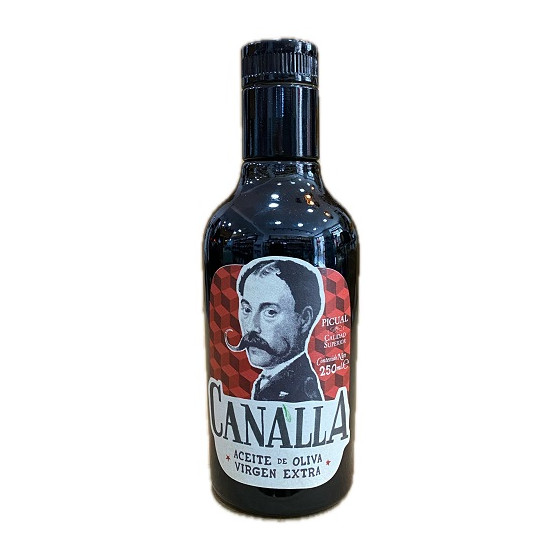 ACEITE DE OLIVA VIRGEN EXTRA CANALLA 250ML PICUAL DE AUTOR DE ÚBEDA