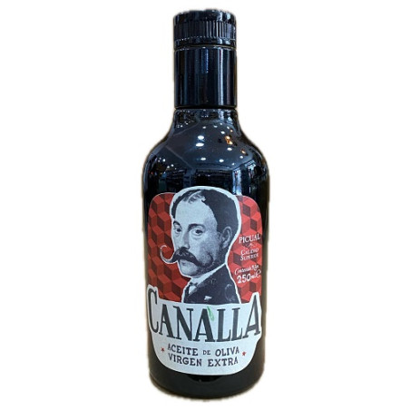 ACEITE DE OLIVA VIRGEN EXTRA CANALLA 250ML PICUAL DE AUTOR DE ÚBEDA