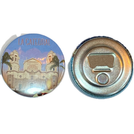 IMÁN REDONDO CATEDRAL DE CÁDIZ 58CM – METAL ABRIDOR