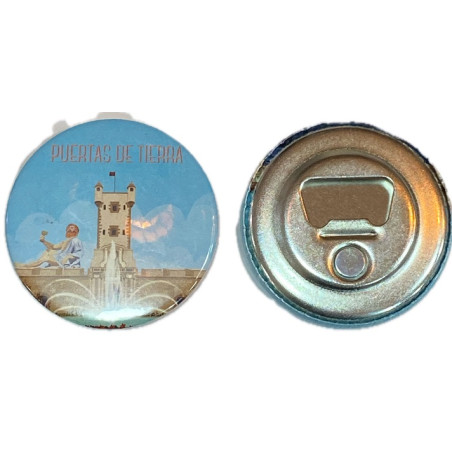 IMÁN REDONDO PUERTAS DE TIERRA 58CM – METAL ABRIDOR