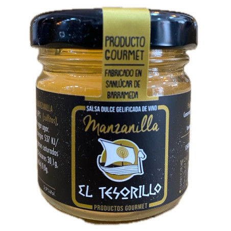 SALSA DULCE DE VINO MANZANILLA EL TESORILLO 40 G – AUTENTICIDAD GOURMET DE SANLÚCAR DE BARRAMEDA