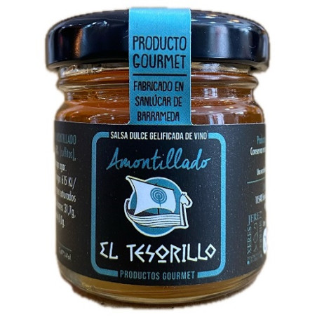 SALSA DULCE DE VINO AMONTILLADO EL TESORILLO 40 G – GOURMET DE SANLÚCAR DE BARRAMEDA