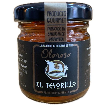 SALSA DULCE DE VINO OLOROSO EL TESORILLO 40 G – SABOR INTENSO DESDE SANLÚCAR DE BARRAMEDA