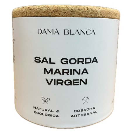 SAL MARINA VIRGEN GORDA 500 g DAMA BLANCA  ARTESANAL Y ECÓLOGICA DE CÁDIZ
