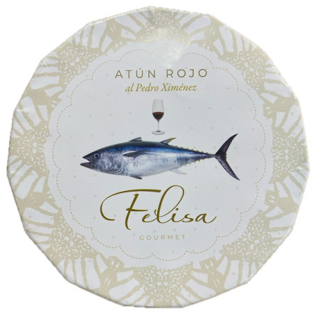 ATÚN ROJO DE BARBATE AL PEDRO XIMÉNEZ FELISA GOURMET LATA 265 G