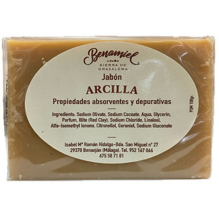 JABÓN DE ARCILLA BENAMIEL 100G PROPIEDADES DEPURATIVAS