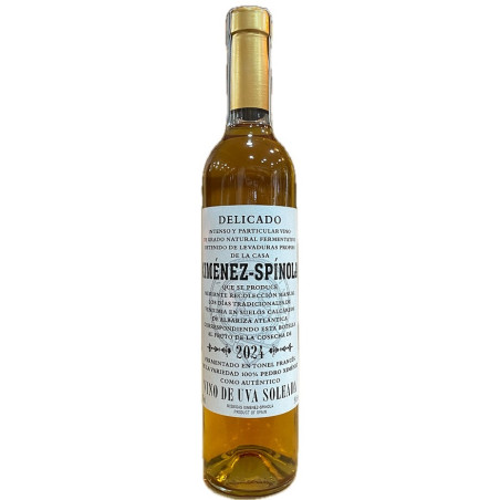 XIMÉNEZ SPÍNOLA DELICADO 50CL PEDRO XIMÉNEZ DULCE JEREZ ORO INTENSO