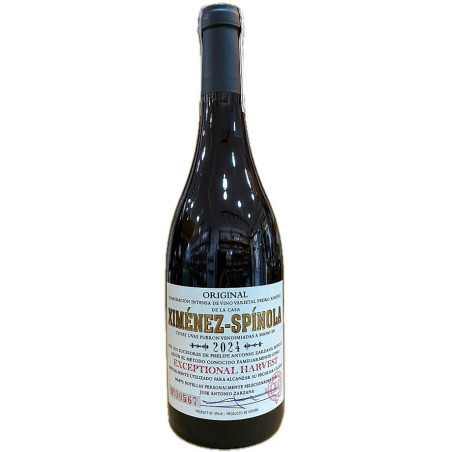XIMÉNEZ SPÍNOLA EXCEPTIONAL HARVEST 75CL PEDRO XIMÉNEZ RECOLECCIÓN TARDÍA ORO INTENSO