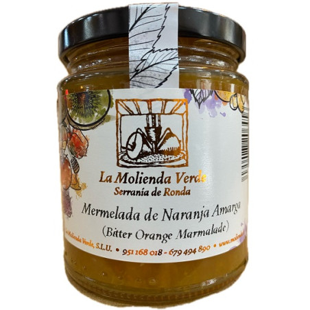 MERMELADA DE NARANJA AMARGA 275 G LA MOLIENDA VERDE ARTESANAL