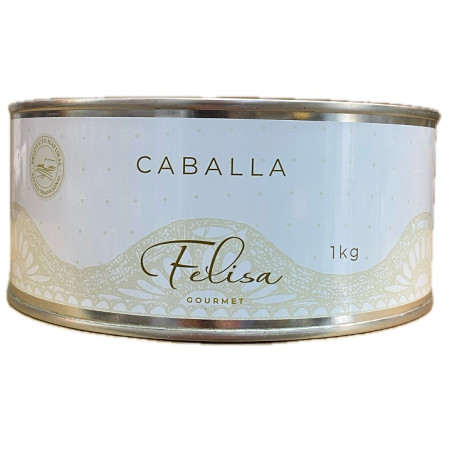 CABALLA EN ACEITE DE GIRASOL 1KG FELISA GOURMET BARBATE