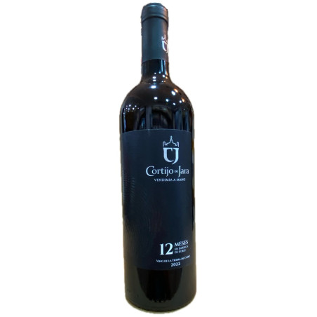 VINO TINTO CORTIJO DE JARA CRIANZA 12 MESES EN BARRICA DE ROBLE 75 CL