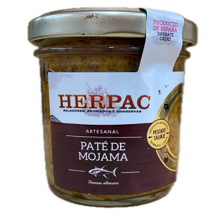 PATÉ DE MOJAMA TARRO 105g HERPAC BARBATE