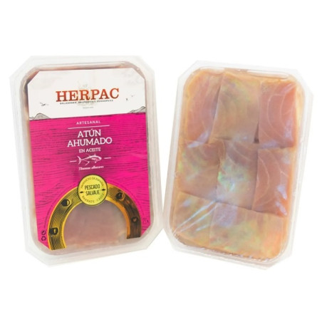 ATÚN AHUMADO EN ACEITE 250gr HERPAC BARBATE
